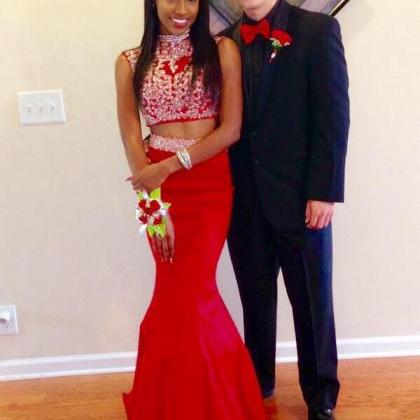 red and silver homecoming dresses