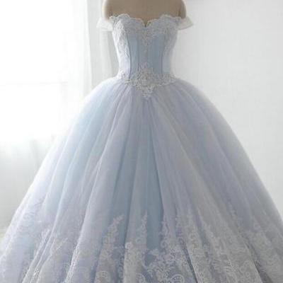 Light Blue Wedding Dress,Sweetheart Lace Wedding Dresses,A-line Quinceanera Dress,Long Quinceanera Dresses,,Princess Quinceanera Dresses,Ball Gown Prom Dresses,Prom Dress,Quinceanera Dress
