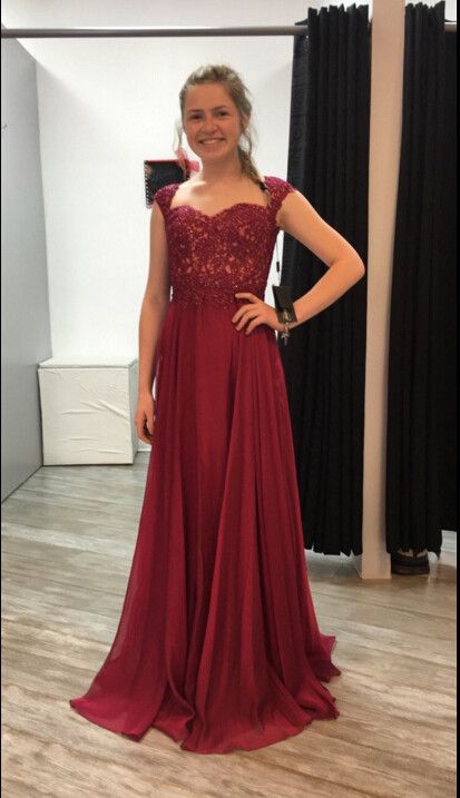 wine long formal dress