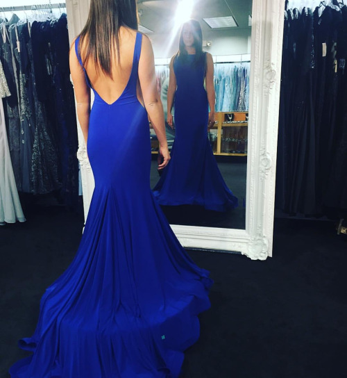 royal blue jovani prom dress