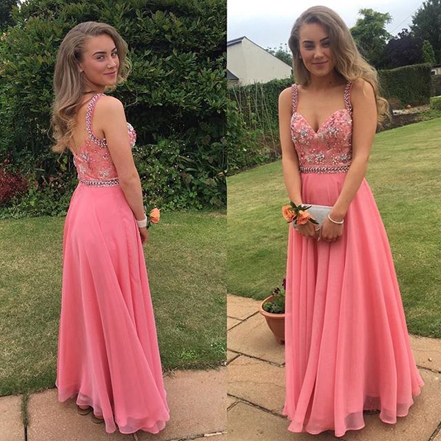 pink dresses for teenage girl