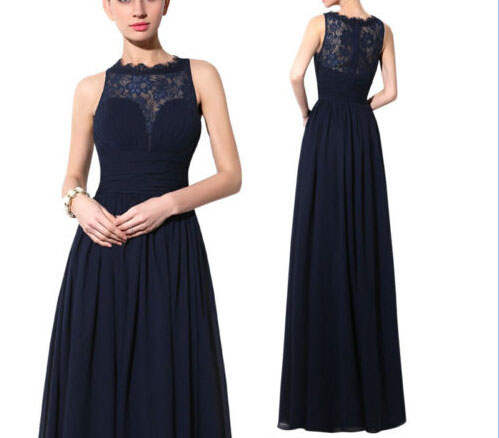 Lace Bridesmaid Dress Long Gown Navy Blue Lace Bridesmaid Dress Long Gown Navy Blue Gowns Simple Dresses Vintage Brides Dark Satin