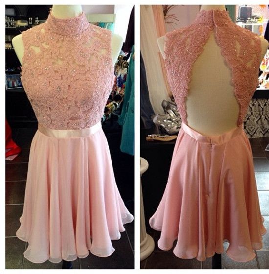 blush formal dresses short