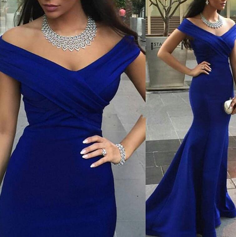 cobalt evening gown