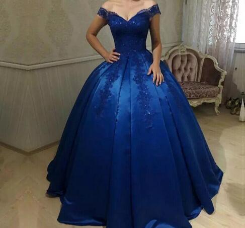 royal blue sweet 16 dresses