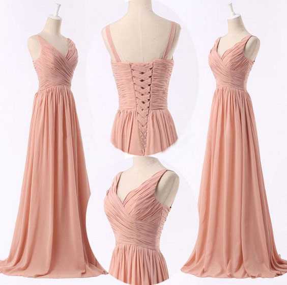 Blush Pink Dresses Simple Formal