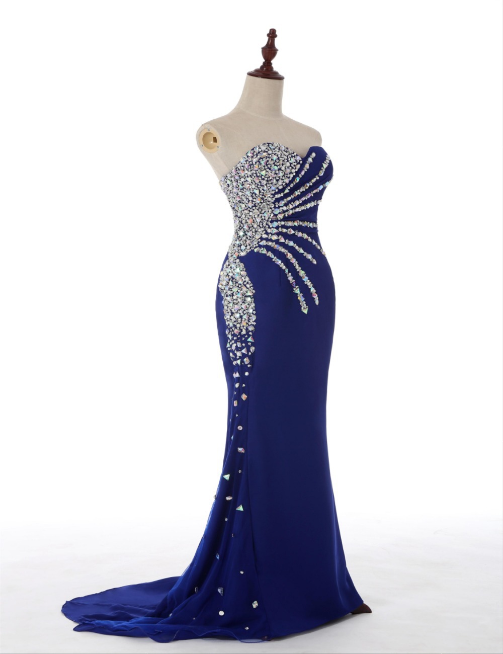 Sexy Bule Prom Dress,Prom Gown Prom Gowns,Evening Dress, Prom Dress ...