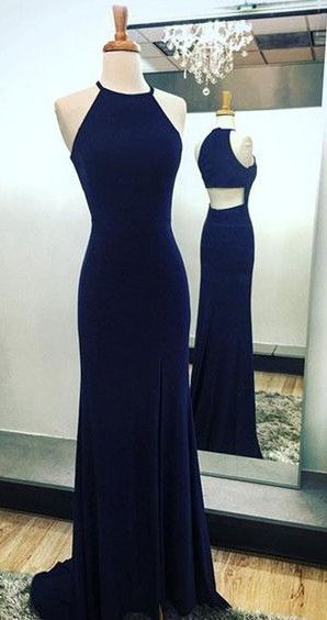 navy blue maxi dress formal