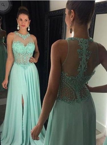 mint prom dresses