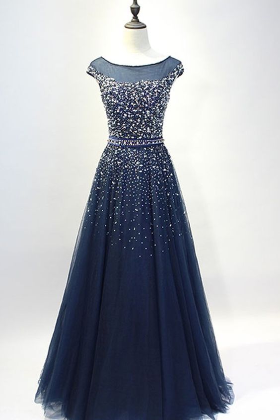 Round Neck Formal Dresses