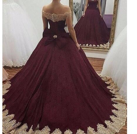 burgundy off the shoulder quinceanera dresses